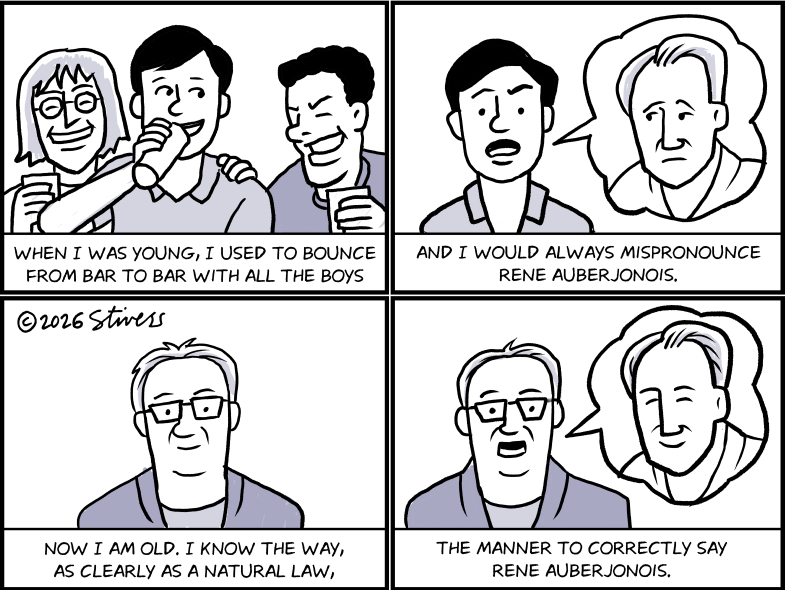 Saying Rene Auberjonois